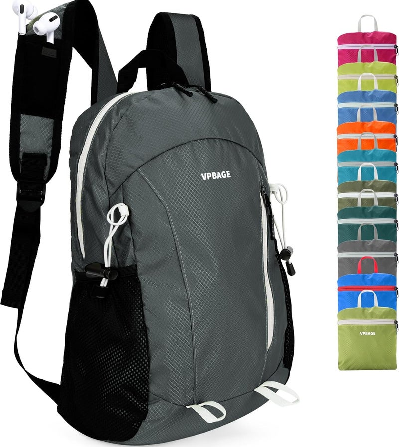 VPBAGE Store 15L Water-resistant Hiking Daypack, Small Backpack Travel Outdoor, Lightweight Day Pack with Tool Loops - Image 1